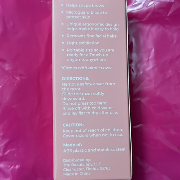 NEW The Beauty Spy Facial Hair Trimmer NEW BNIB 3 pack NEW - Picture 3 of 8